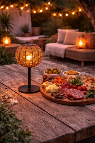 ibiza solar lamp, solar hanglamp tuin, boho buitenlamp, jute solar lamp, solar verlichting tuin, ibiza tuinlamp, buitenlamp zonne energie